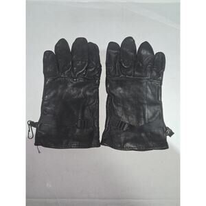 USGI Army Black Leather Light Duty Gloves Size 5 VGC